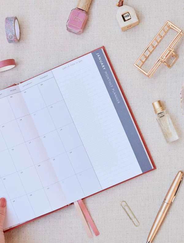 Write To Me 2025 Weekly Planner - Blush