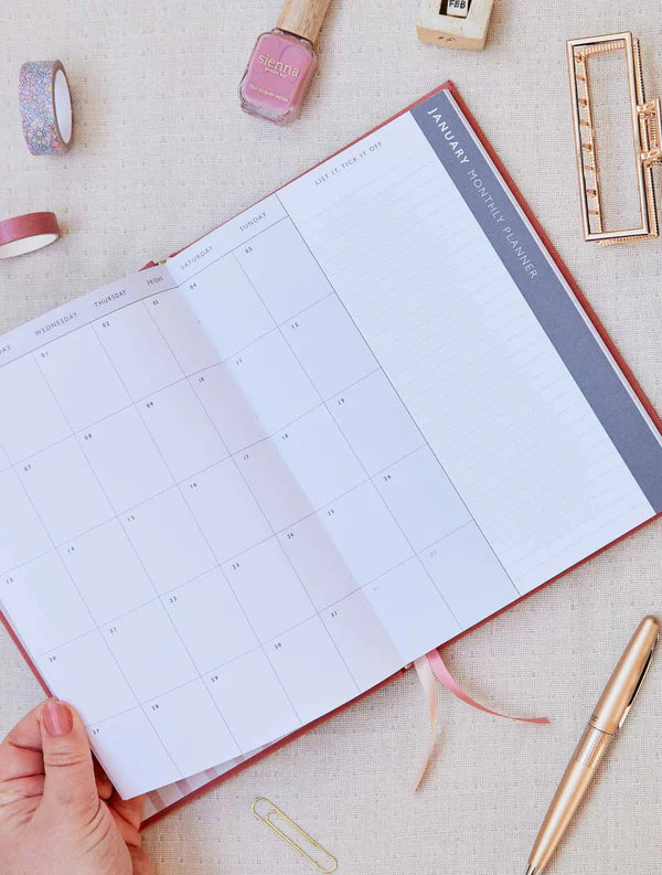 Write To Me 2025 Weekly Planner - Blush