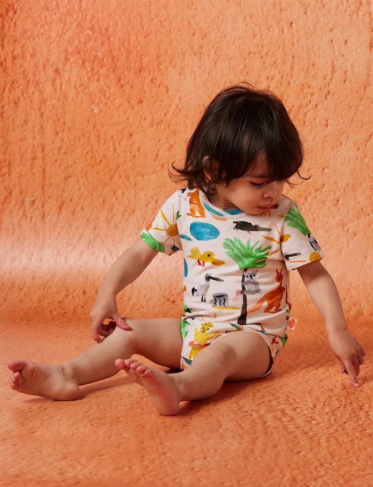 Halcyon Nights Yo's Country Short Sleeve Bodysuit