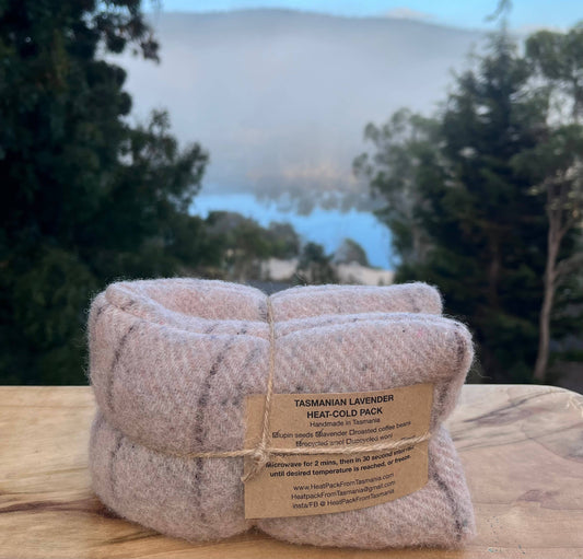 Recycled Wool Heat-Cold Packs: Salmon / None
