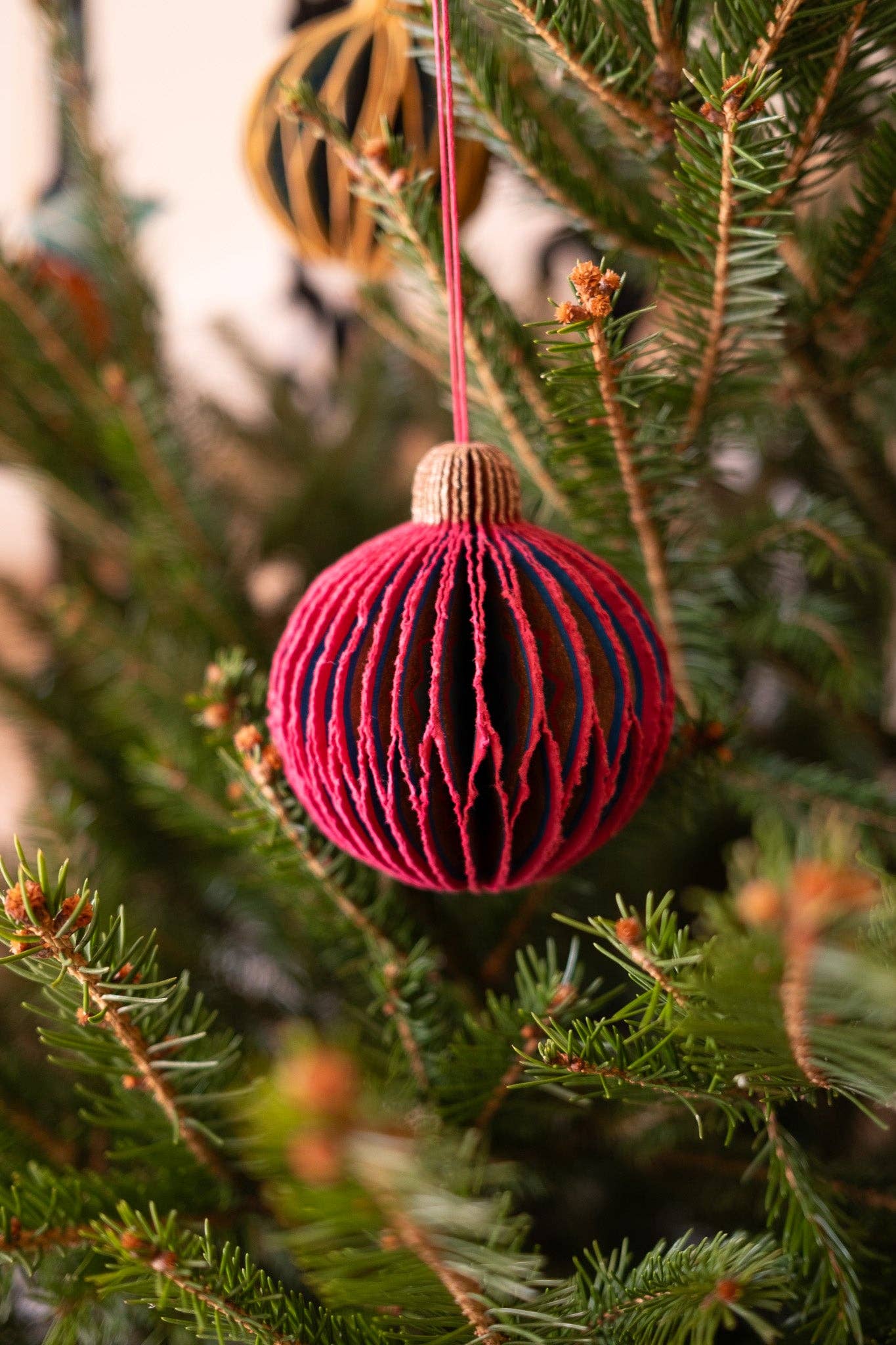 East End Press Pink Bauble Ornament