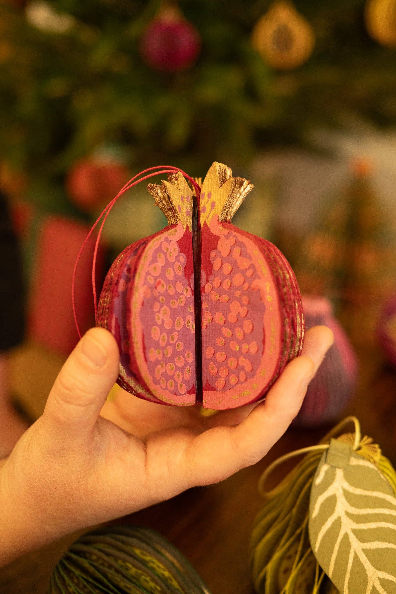 East End Press Pomegranate Ornament