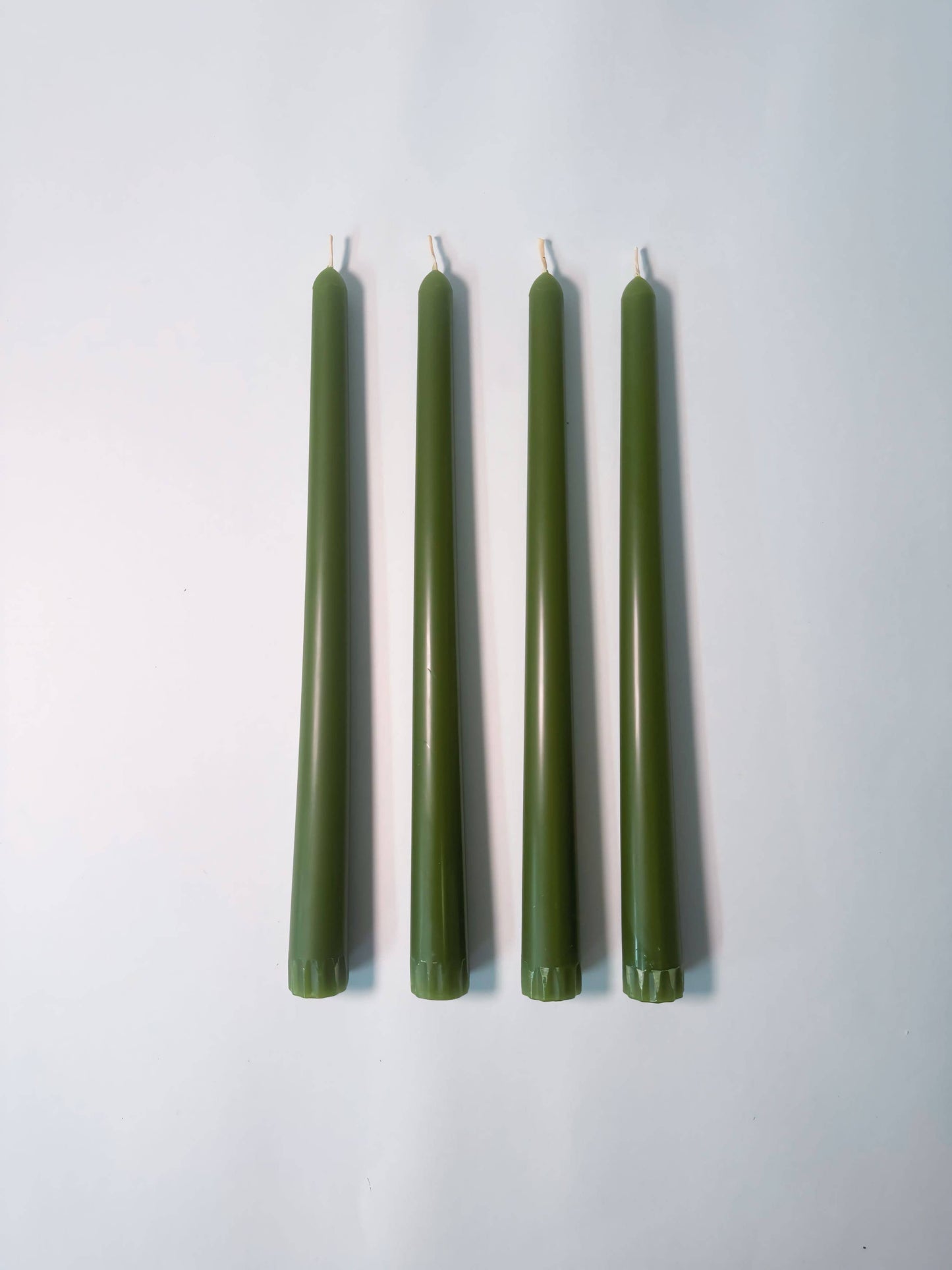 Coloured Beeswax Taper Candle | Evergreen | 25cm