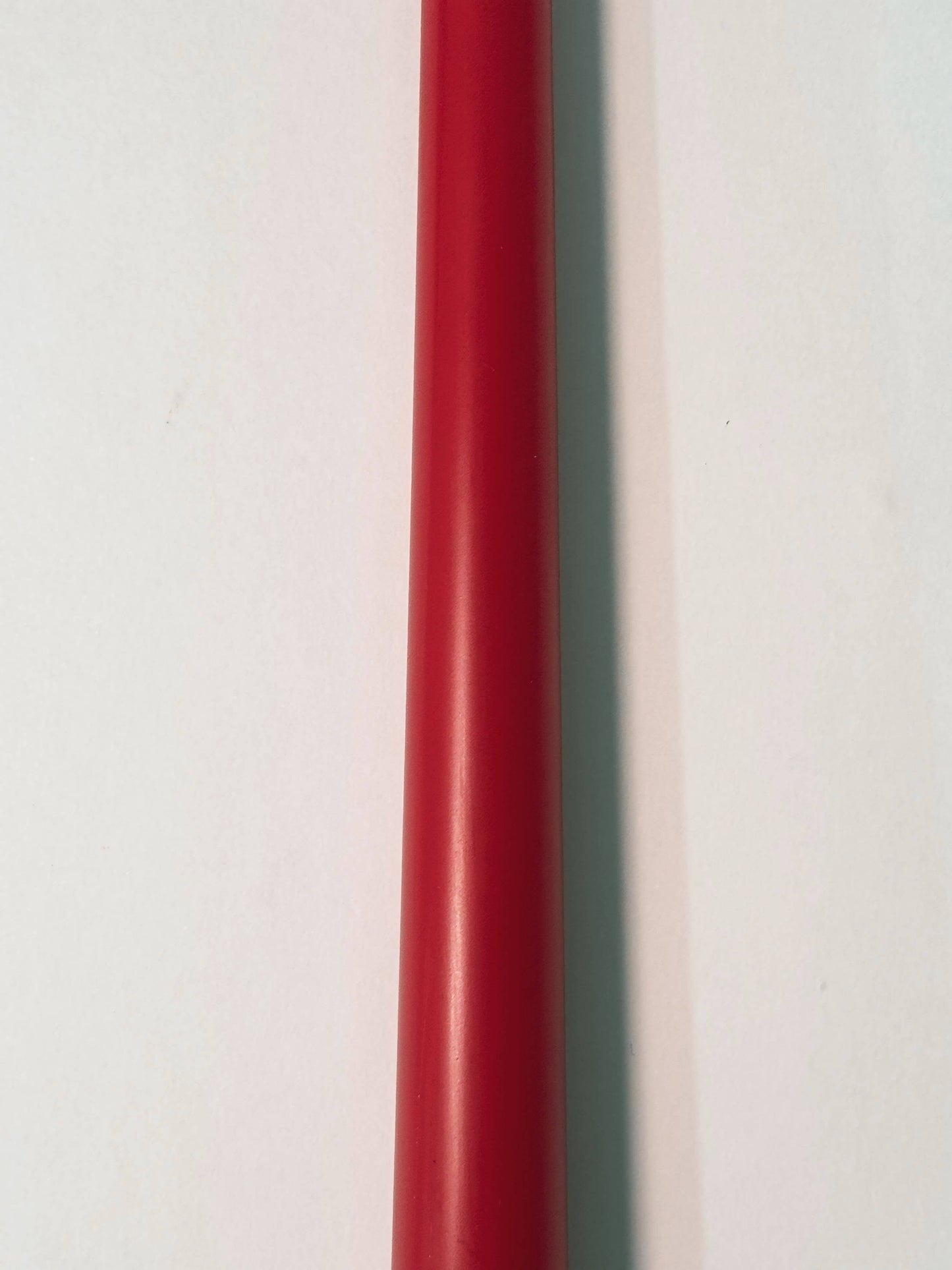Coloured Beeswax Taper Candle | Ruby Red | 25cm
