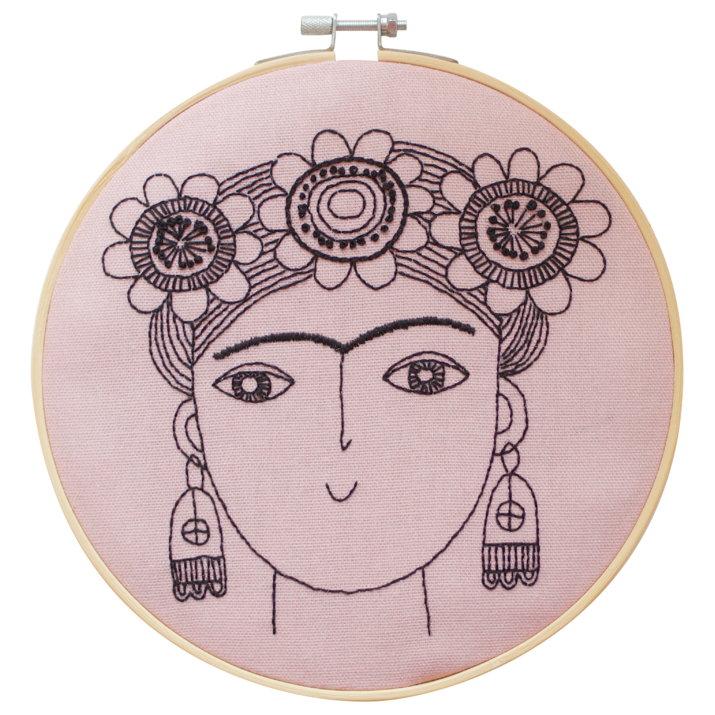 Frida Kahlo Inspired Jane Foster Embroidery Hoop Kit