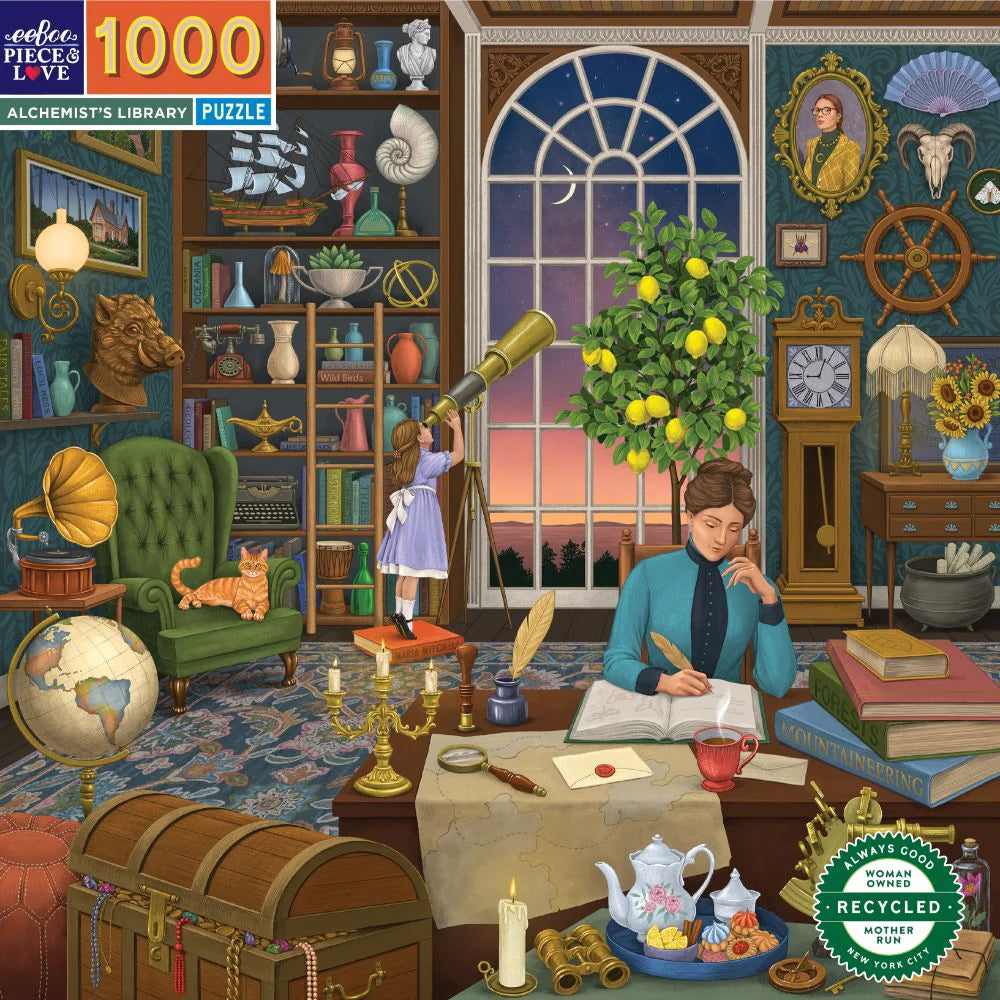 Walcha Puzzle Library Alchemist's Library - 1000 piece puzzle – Field Trip Balhannah