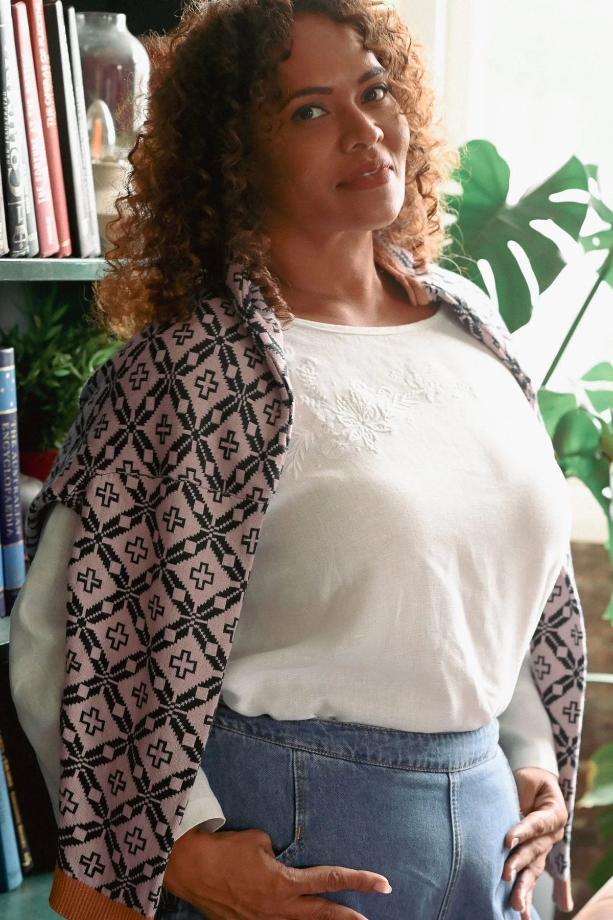Lazybones Annie Top - Warm White