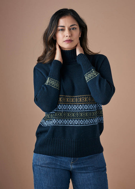 Uimi Aspen Merino Wool Jumper Aniseed