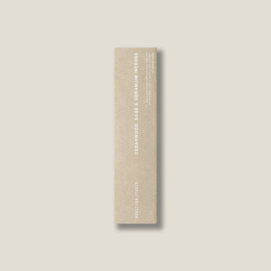Addition Studio Australian Incense - Cedarwood, Sage & Geranium