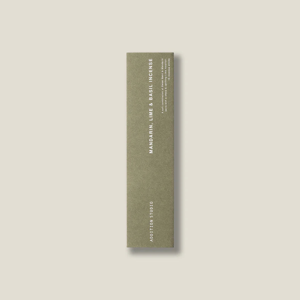 Addition Studio Australian Incense - Mandarin, Lime & Basil