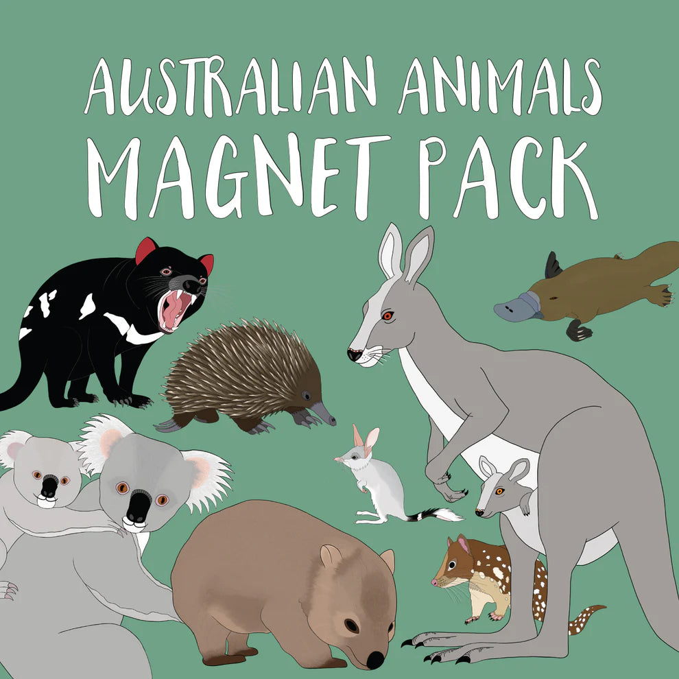 Australian Animal magnet pack