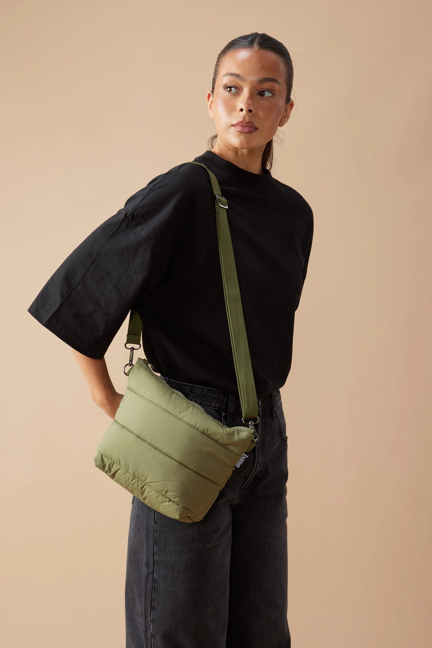 'Stash Base Crossbody' Bag - Khaki