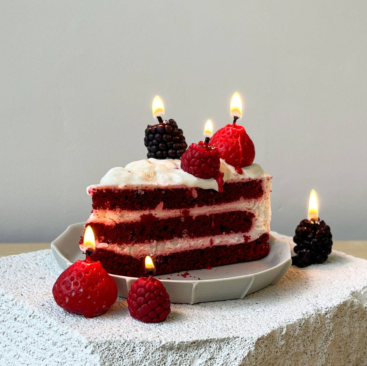 Candleberries – Berry-Shaped Birthday Candles (Set Of 14)