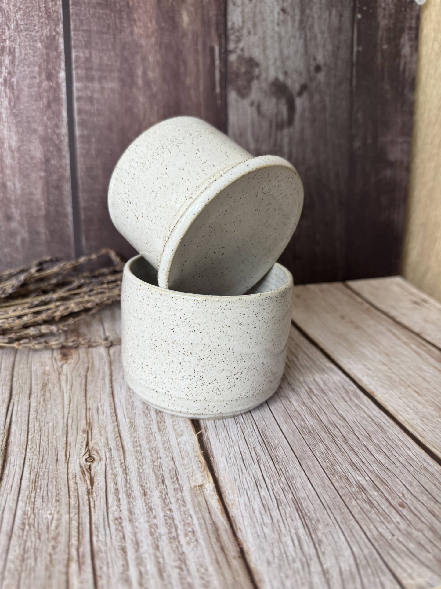 Wolf and Clay Ceramic Butter Bell