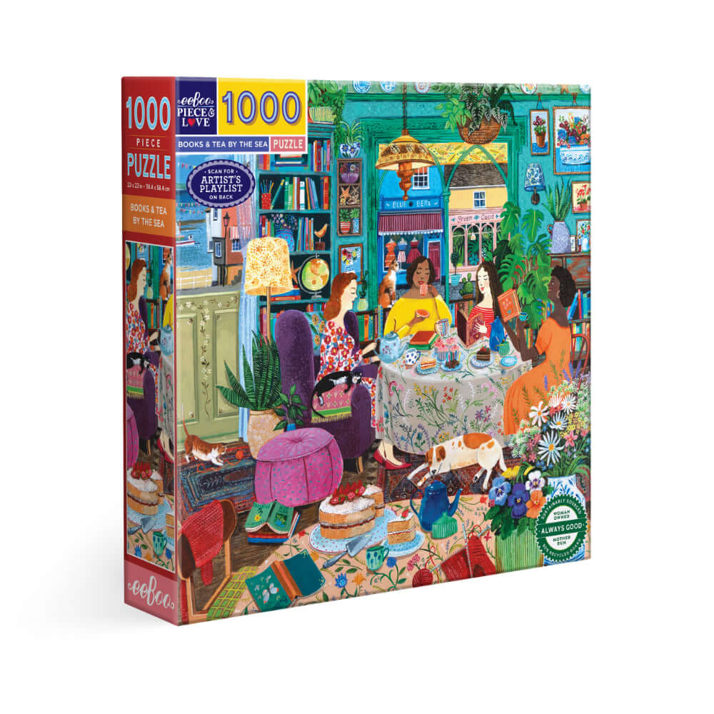 Books and Tea by the Sea - 1000 piece puzzle