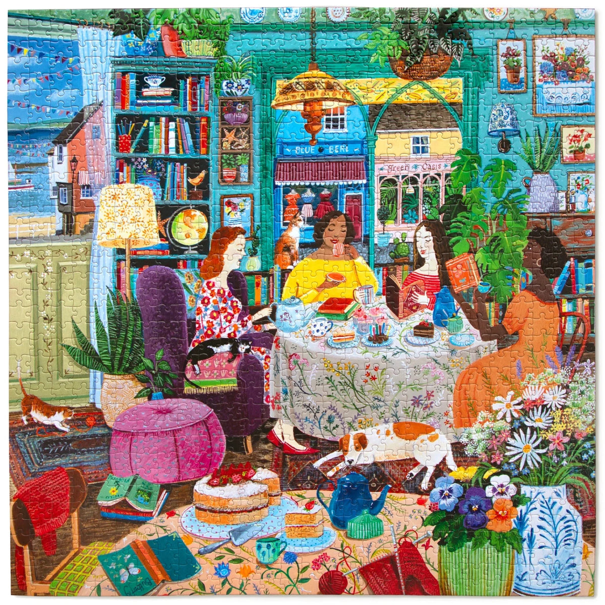 Books and Tea by the Sea - 1000 piece puzzle
