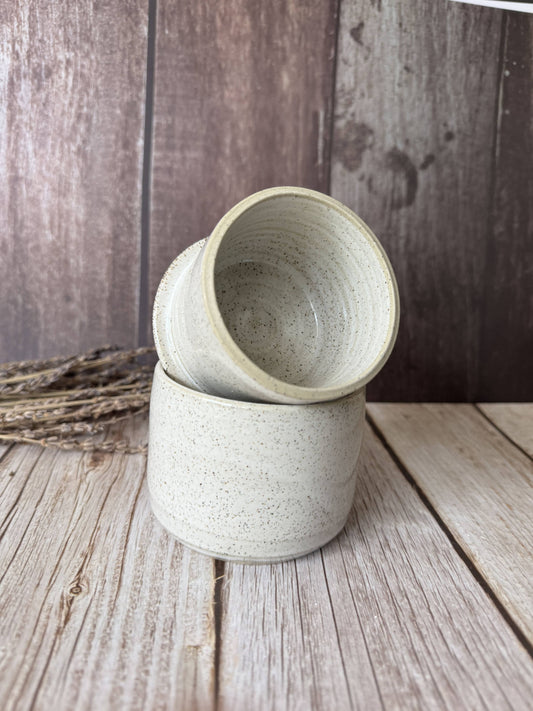 Wolf and Clay Ceramic Butter Bell