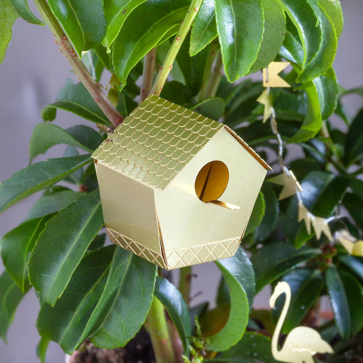 Tiny Birdhouse For Your Plants