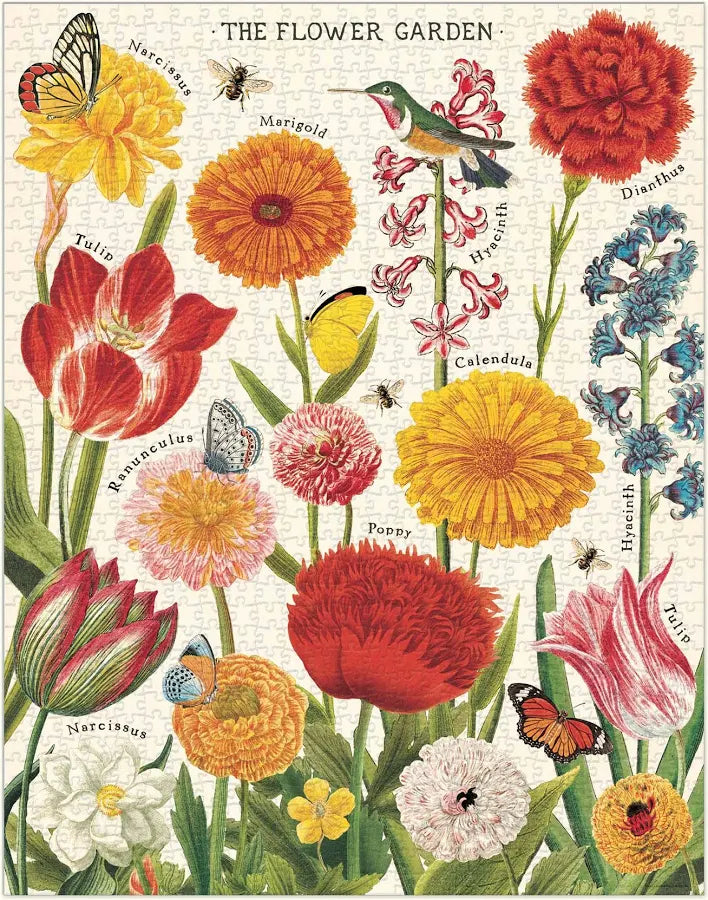 Cavallini & Co 'Flower Garden' 1000 Piece Vintage Puzzle (Copy)