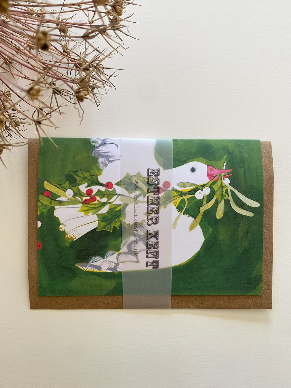 Esther Kent Christmas Goose Card