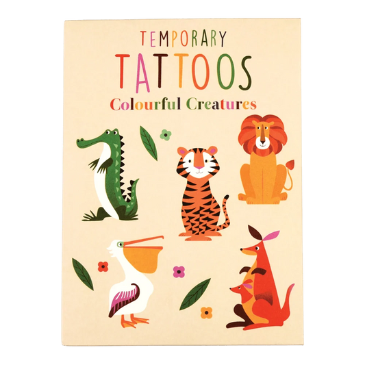 Colourful Creatures! Temporary Tattoos
