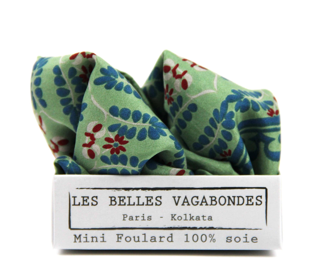 Square Silk Scarf - Albertine Green