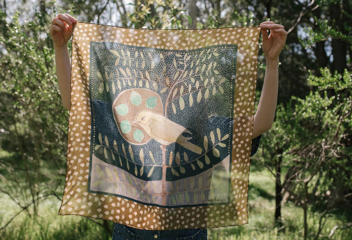 Dana Kinter "Come Away With Me" Silk Scarf