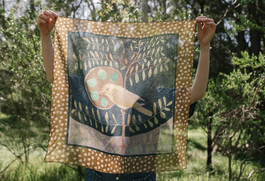 Dana Kinter "Come Away With Me" Silk Scarf