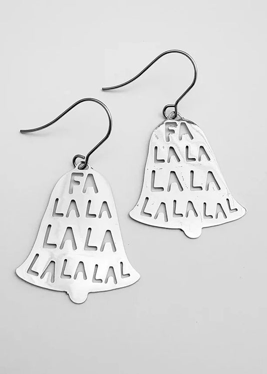 Denz Christmas Fa La La Bell - Silver