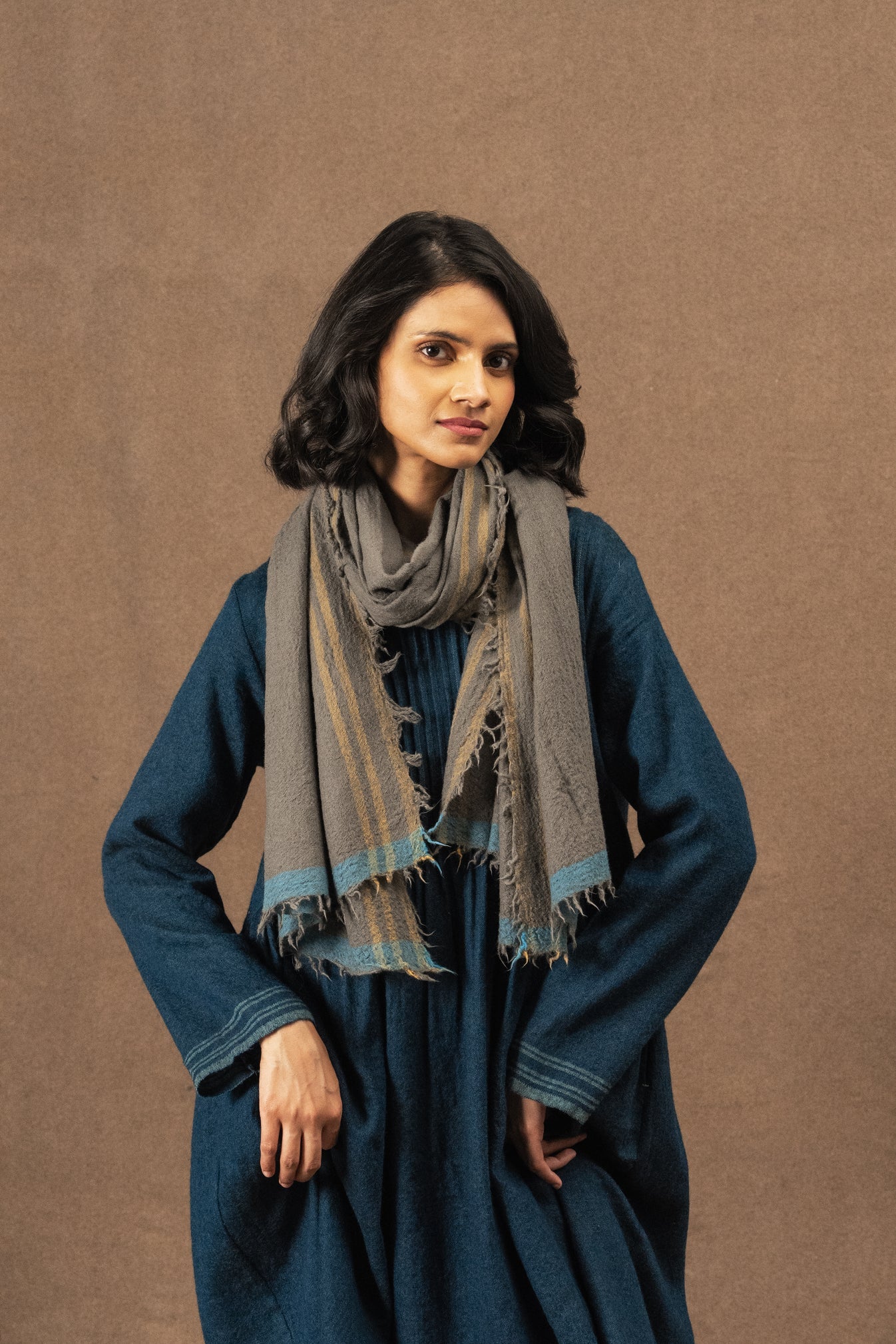 DVE Wool Scarf - Grey