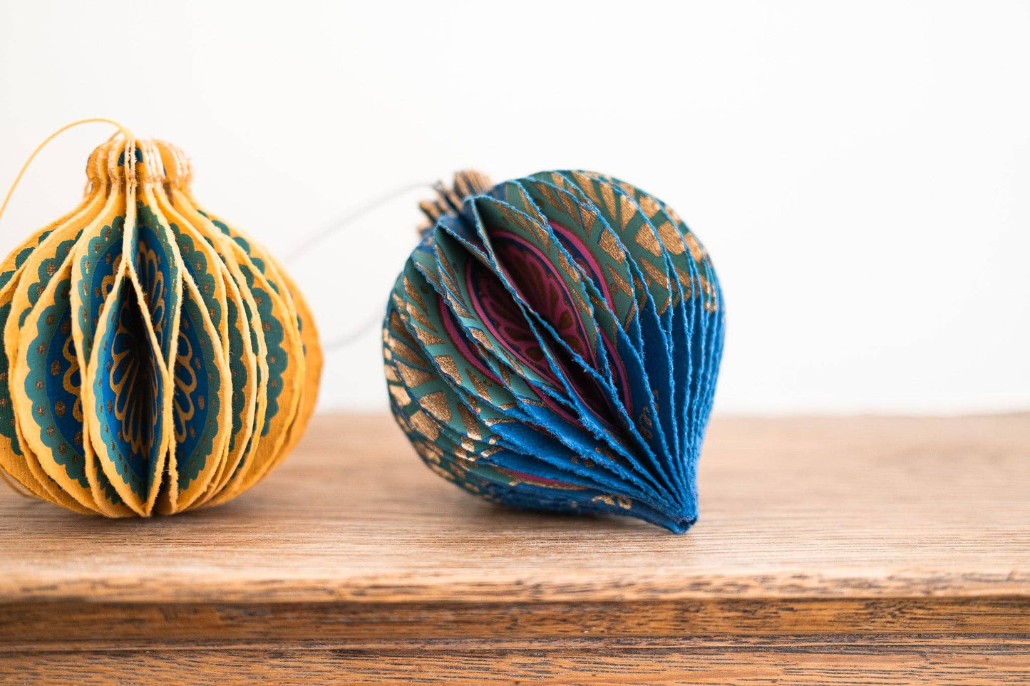 East End Press Blue Bauble Ornament