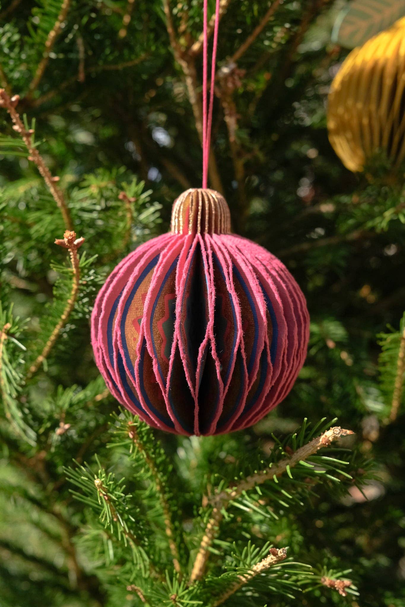 East End Press Pink Bauble Ornament