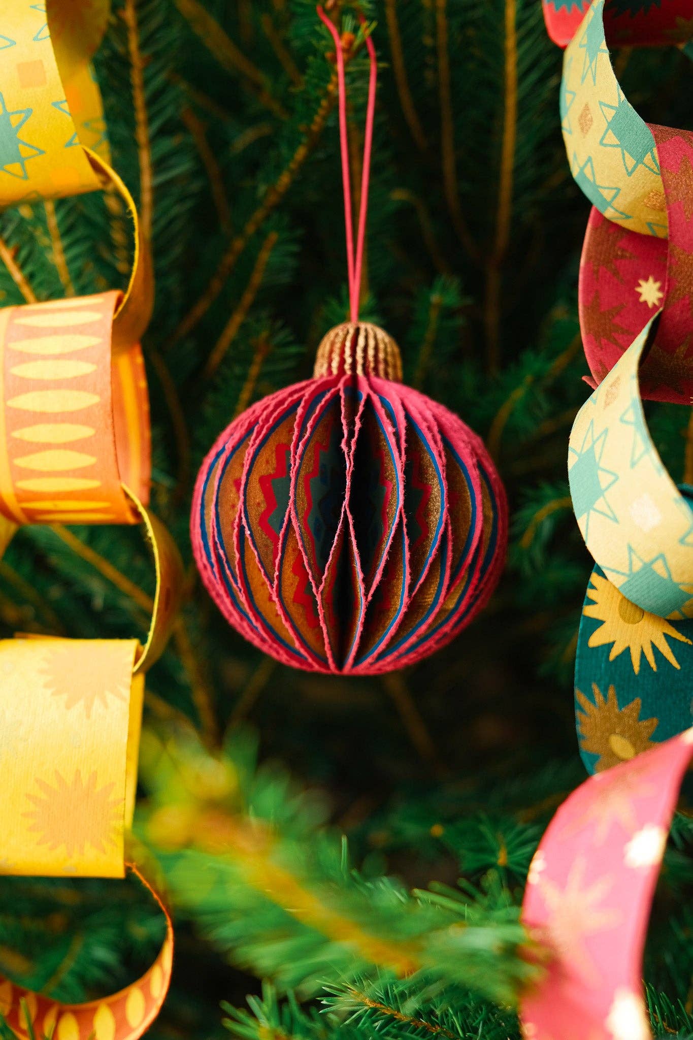 East End Press Pink Bauble Ornament