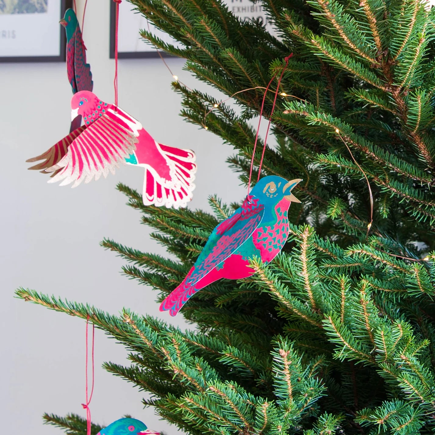 East End Press Party Birds Paper Ornament