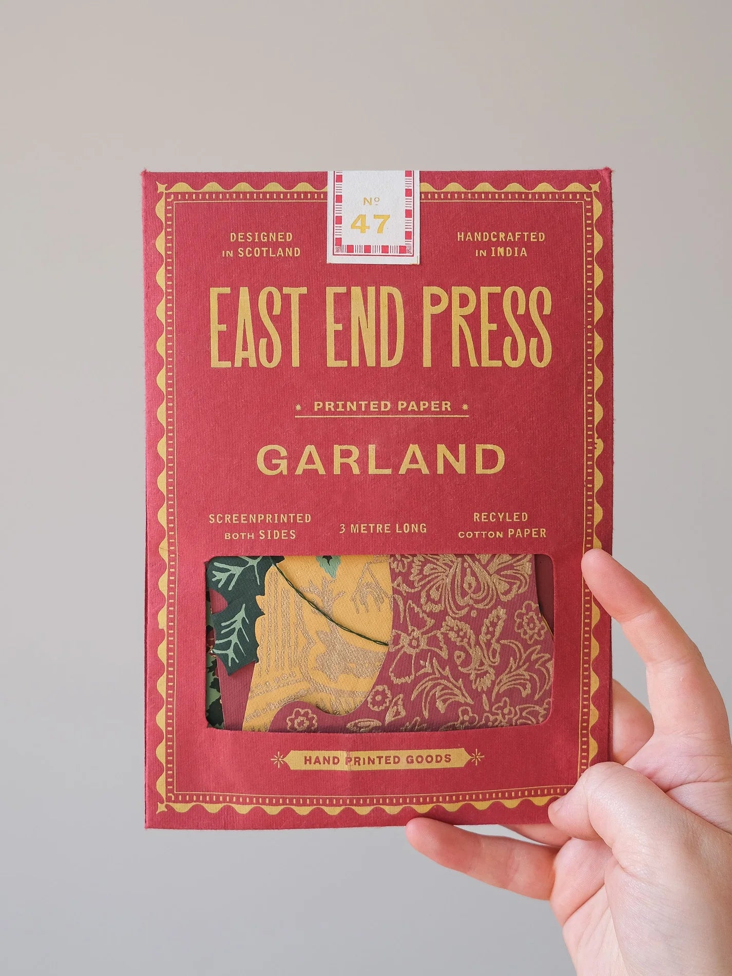 East End Press Christmas Garland