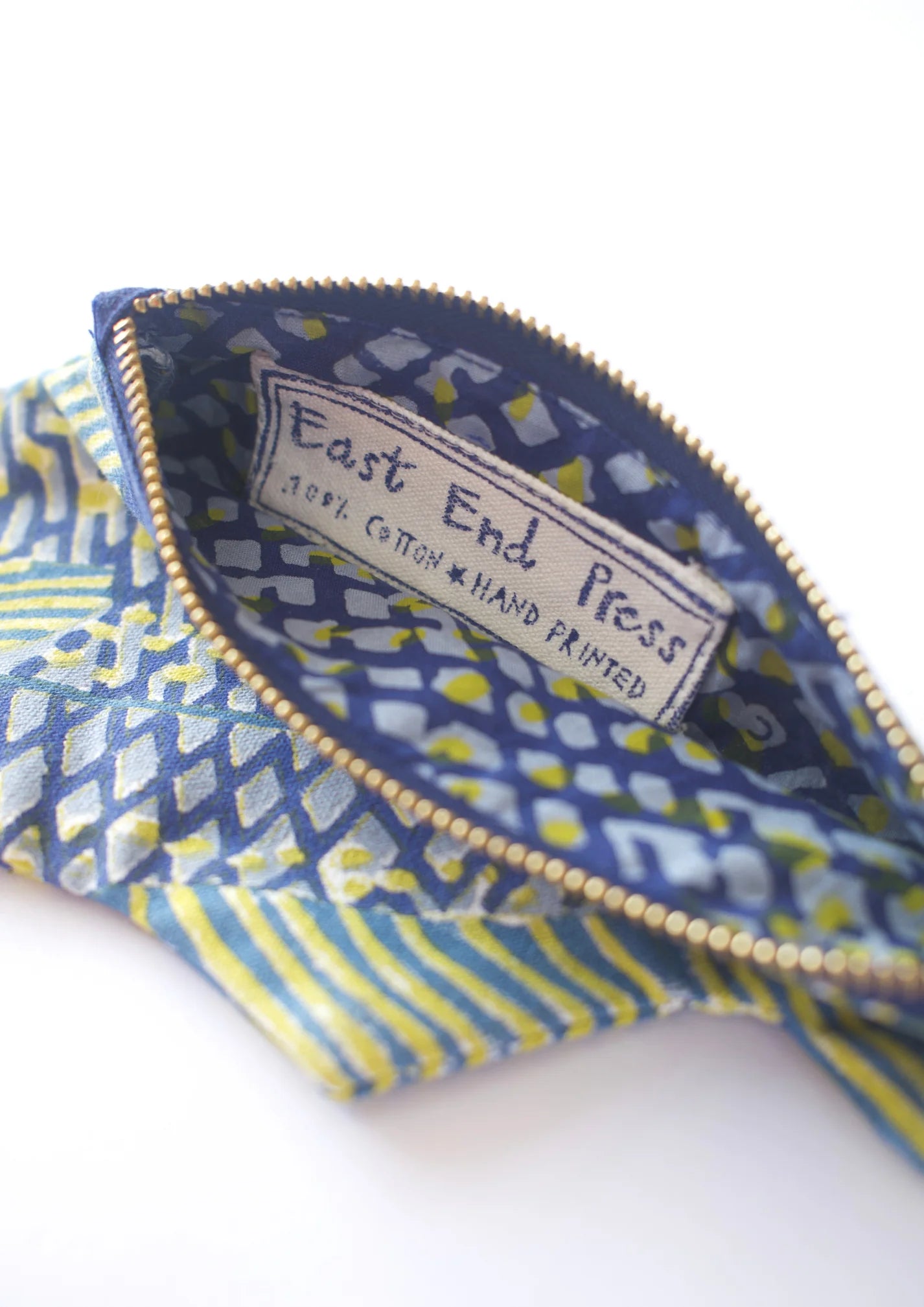 East End Press Fish Fabric Pouch