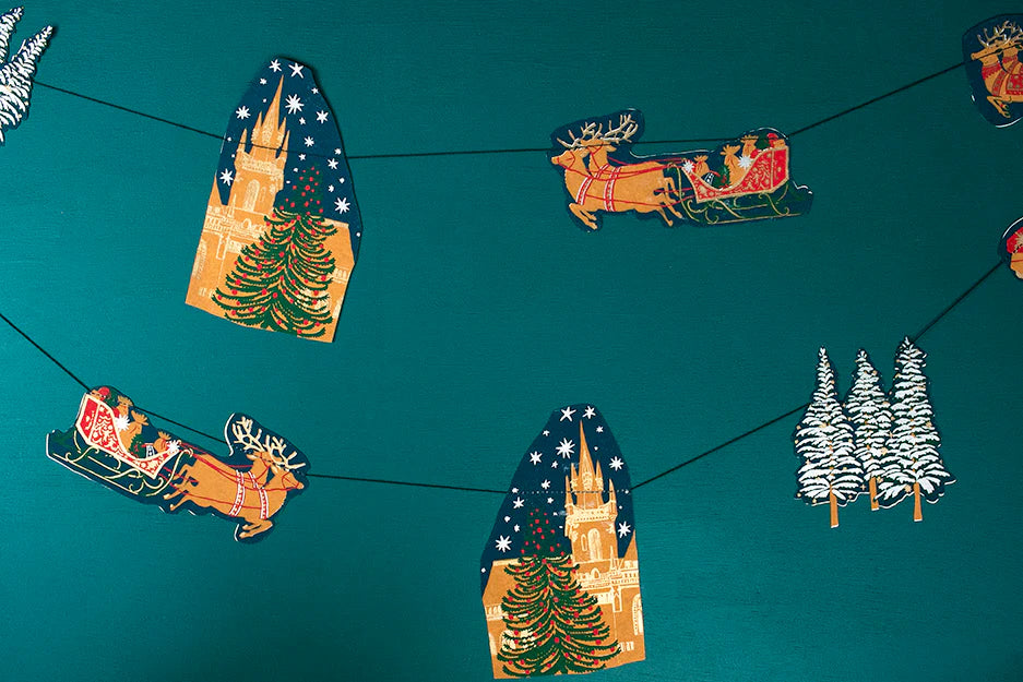 East End Press Skyline Christmas Garland