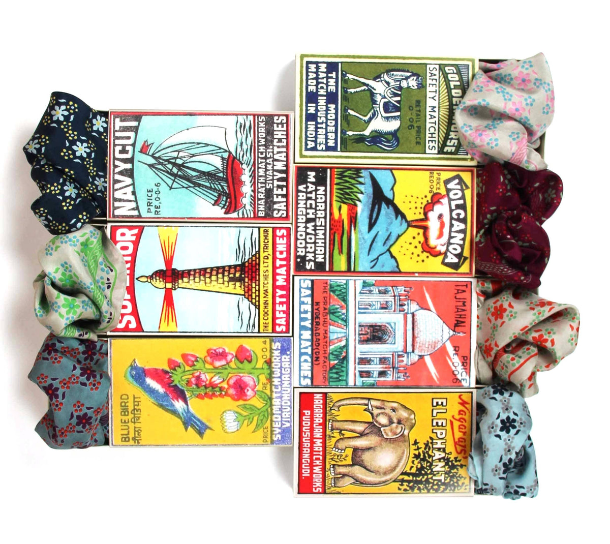 Square Silk Scarf - Natasha Coral