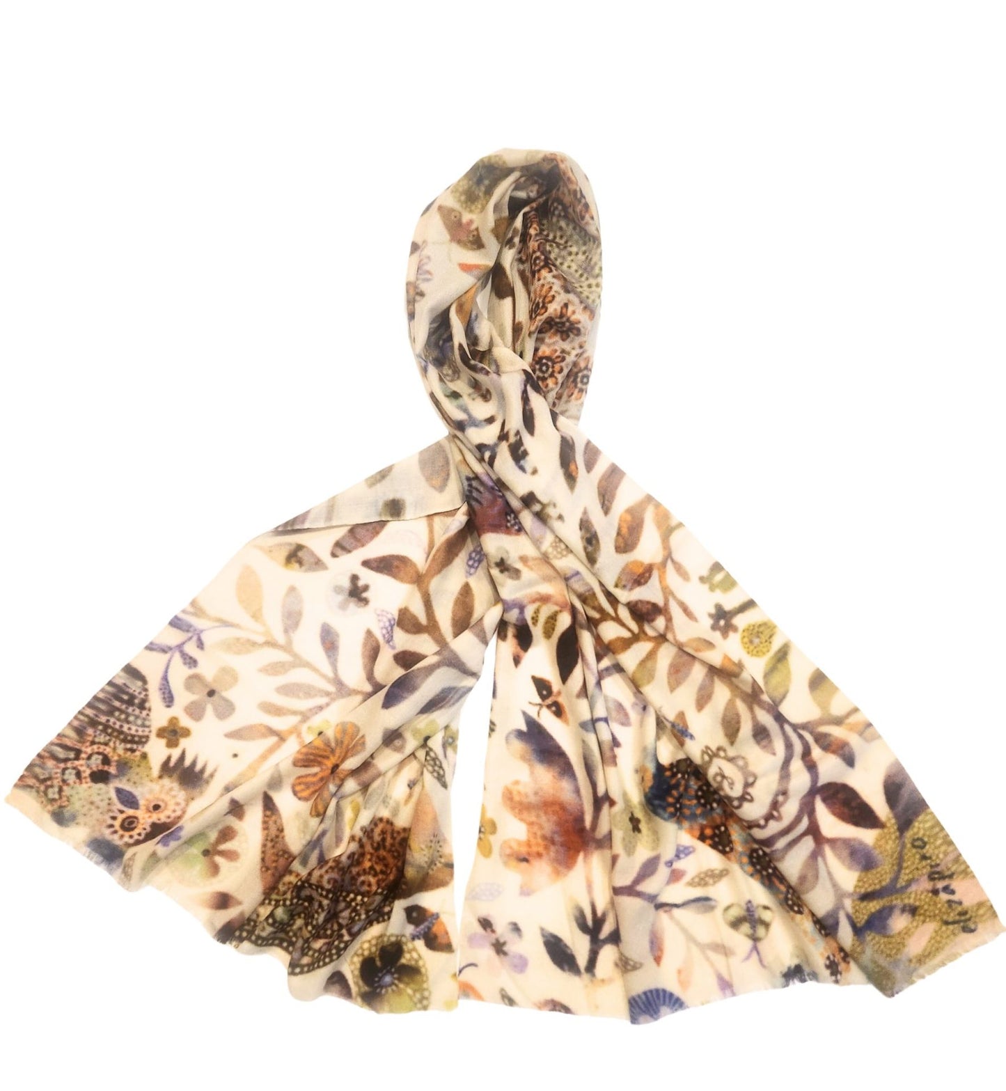 Eliza Piro Earth Sanctuary 100% Wool Scarf