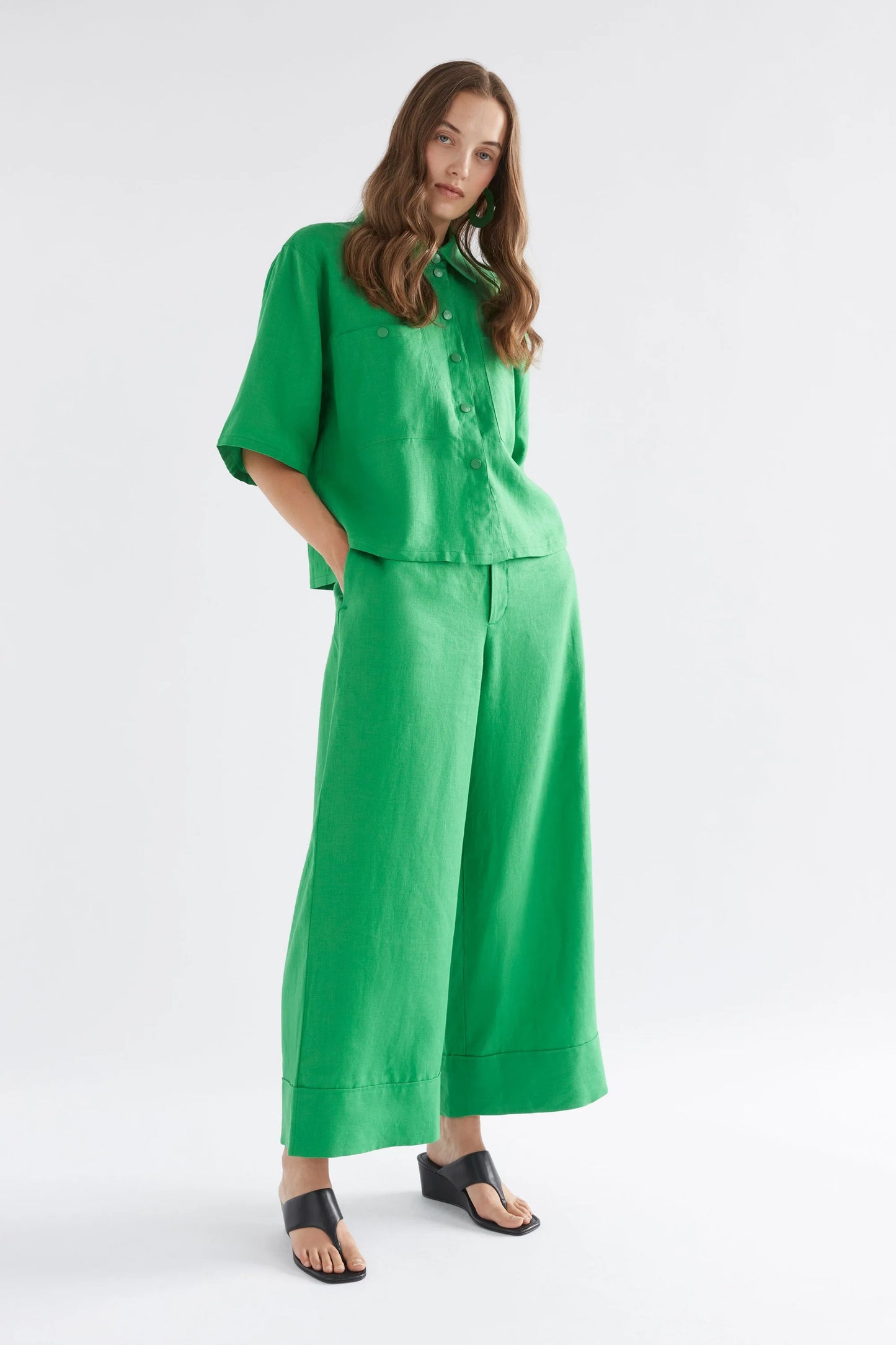 Elk Anneli Pant - Vine Green