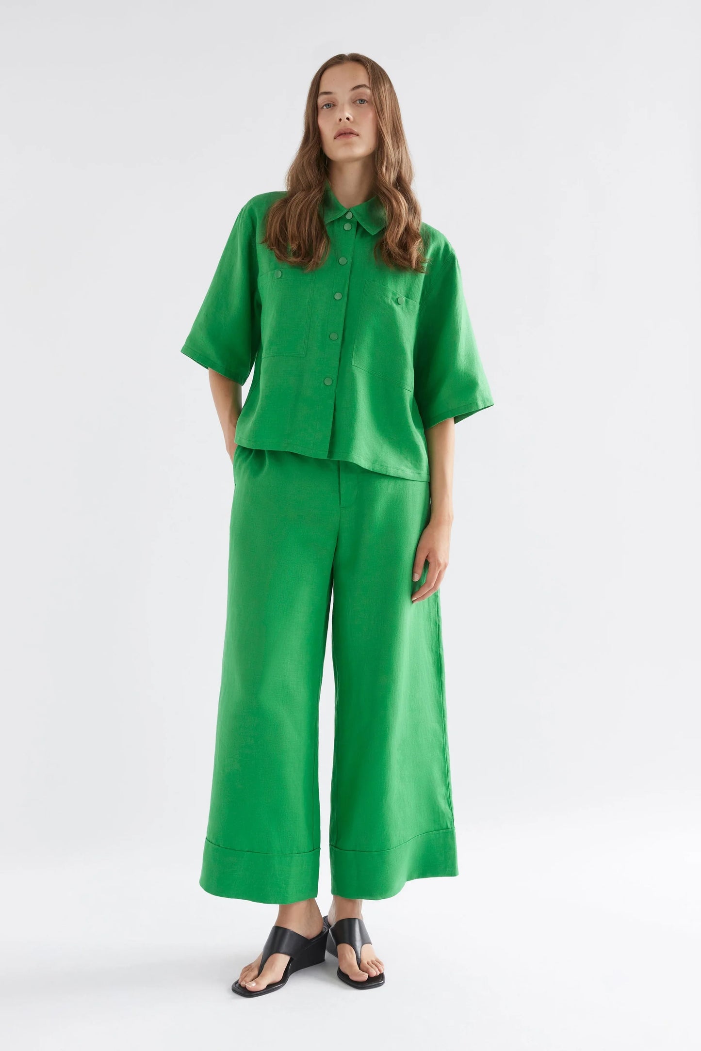 Elk Anneli Pant - Vine Green