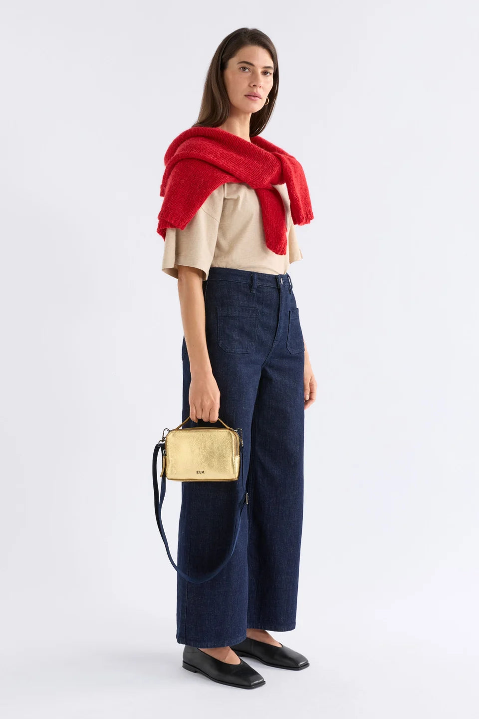 Elk Dayna Small Crossbody - Olive