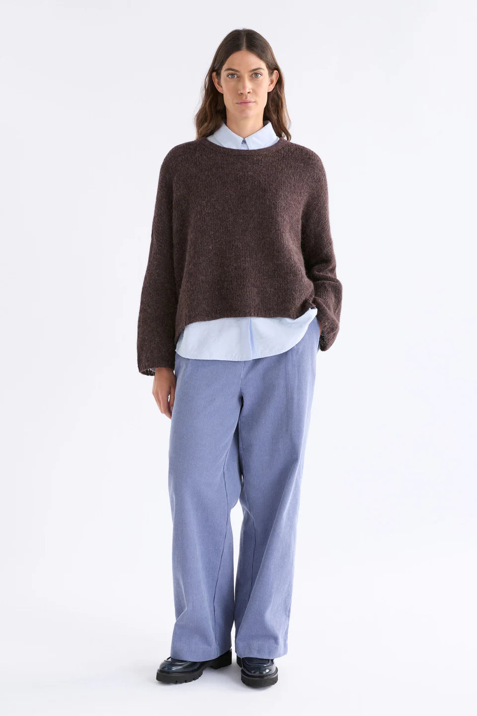 Elk Agna Luna Sweater - Chestnut