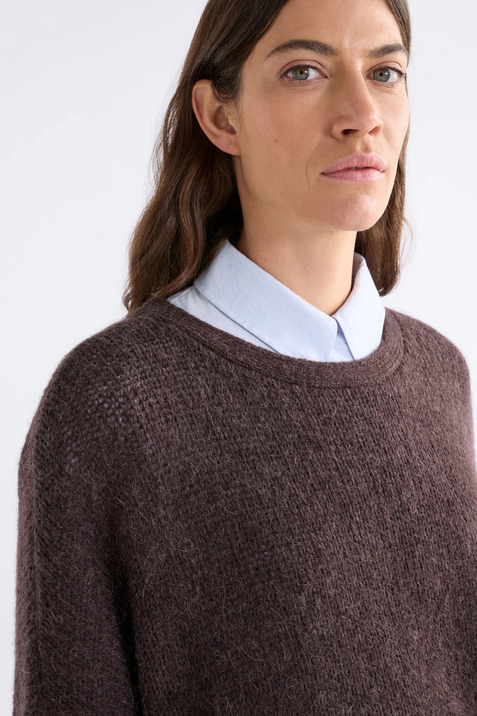 Elk Agna Luna Sweater - Chestnut