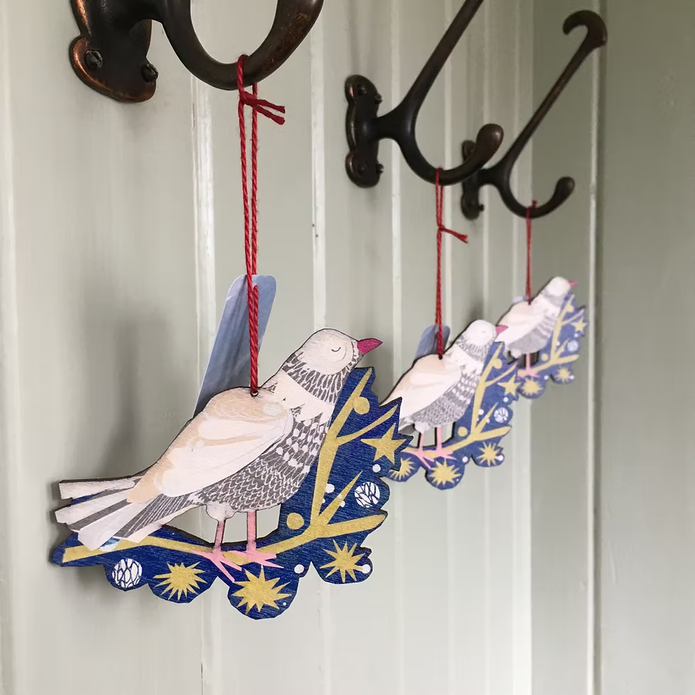 Esther Kent Peace Dove Christmas ornament