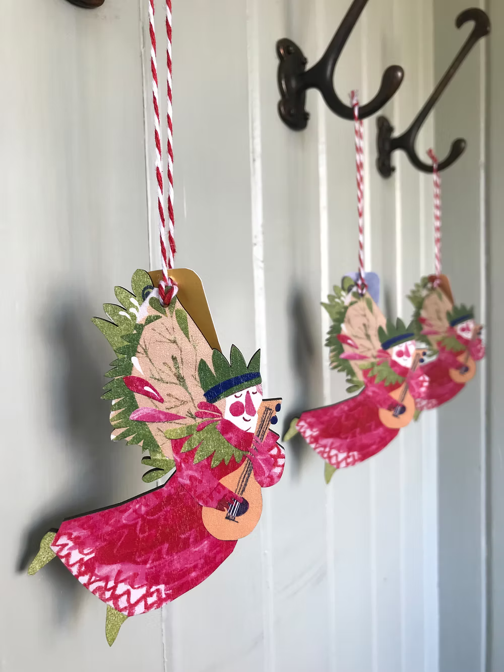 Esther Kent Red Angel Christmas ornament