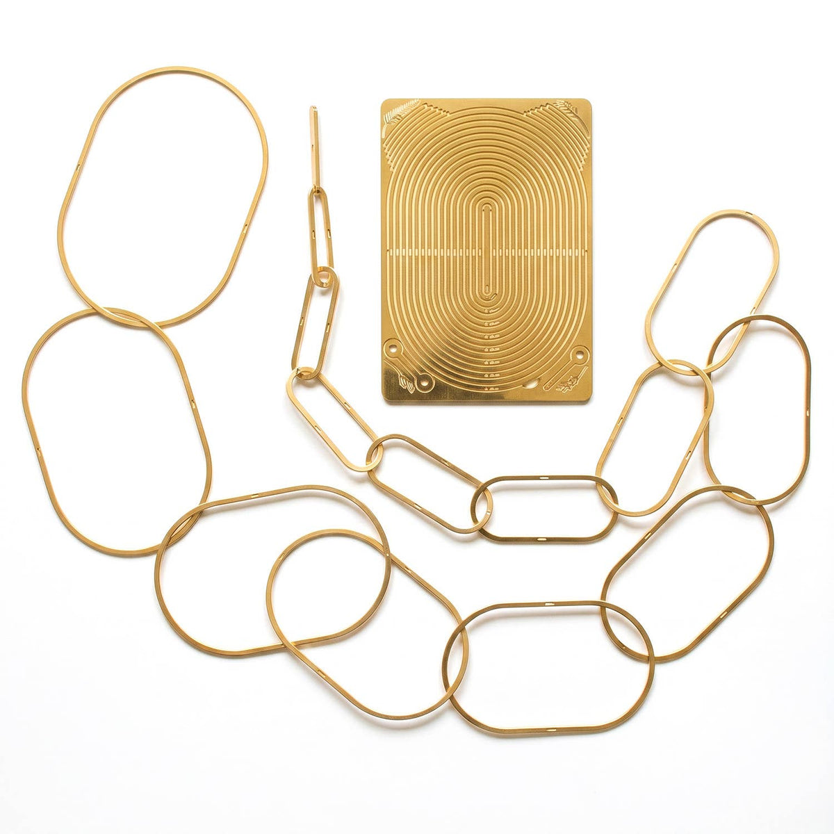Gold Brass Chain - Plant Support For Climbing Plants