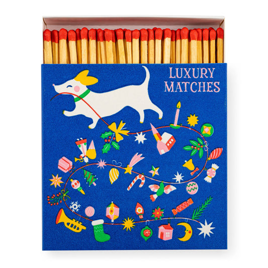 The Archivist's Luxury Matches 'Festive Dog'