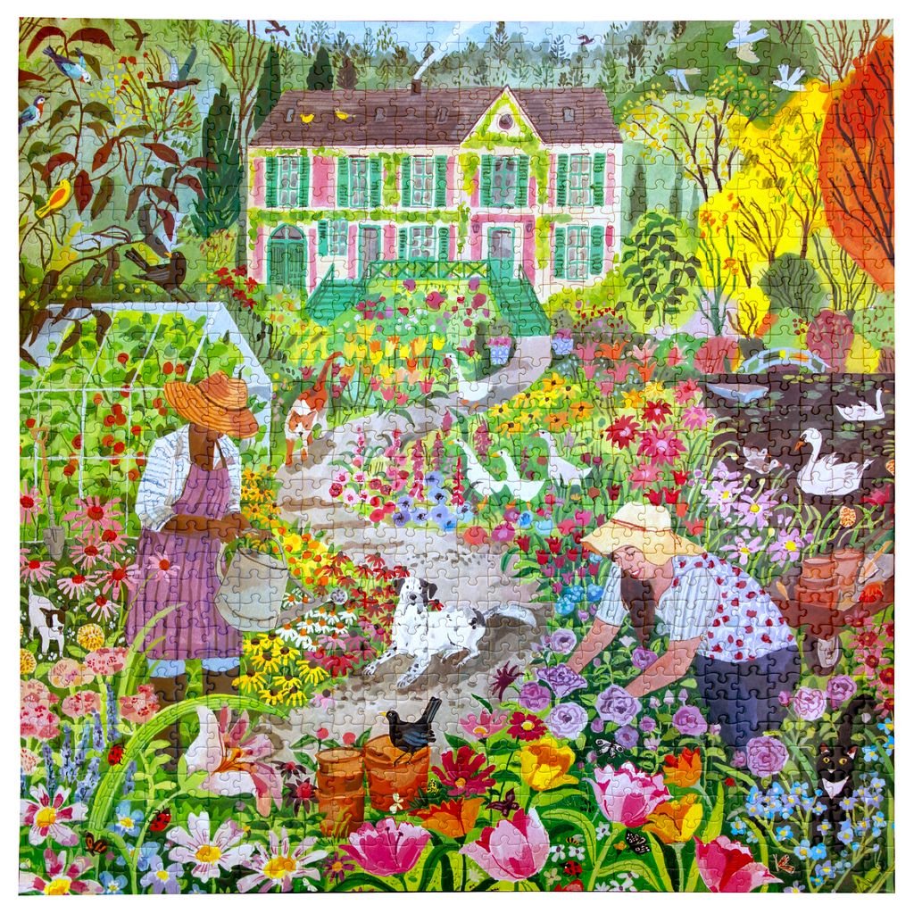 French Flower Garden - 1000 piece puzzle