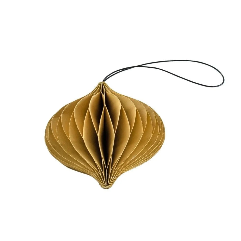 Paper Ornament - Golden Sand Jewel